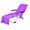 Purple, variant on Muka Microfiber Terry Cloth Beach Pool Lounge Chair Cover Convenient Pocket, 29" x 83"-Blue