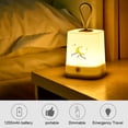 thumbnail image 3 of Naiovety Luz de noche recargable, decoración LED para dormitorio, mesita de noche, lámpara de para dormir de emergencia, iluminación Electrodomésticos Gris, 3 of 6