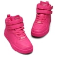 thumbnail image 4 of LUCKY STEP Fashion Hook and Loop High Top Sneakers Casual Walking Shoes,Hot Pink,Womens, 4 of 5