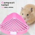 thumbnail image 3 of Niceauty Pet Training Toilet Plastic Pink 1Pack For Small Animals, 3 of 5