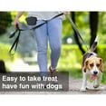 thumbnail image 4 of Liboer Silicone Dog Treat Snack Pouch,Training Waist Bag with Clip,Zipper Closure,Black, 4 of 7