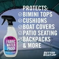 thumbnail image 2 of Better Boat Fabric Waterproofing Spray and Marine Grade Fabric Protector, 22 fl oz, 2 of 5