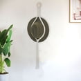 thumbnail image 3 of YAOMOBB Tweed Hat Hanger Elegant Bohemian Style Handwoven Rope Hat Hanging Rack for Easy Home Installation, 3 of 7