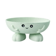 Cute Cartoon Soap Holder Soap Dishes Soap Storage Case No Punching Tray Decorative Portable Soap Box for Household Living Room Bath Tub Bathroom