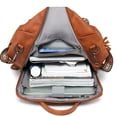 thumbnail image 6 of Women Fashion Travel Backpack Purse,15.6 Inch Leather Laptop Backpack,Casual School Shoulder Bag Daypacks for Business College, 6 of 7