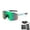 Green, variant on UV400 Photochromic Polarized Safety Glasses, Impact Resistant PC Lens Transition Sunglasses for Men and Women