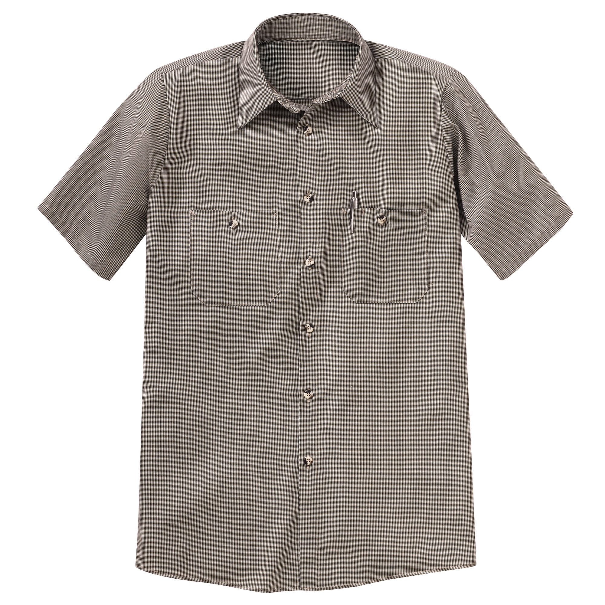 Red Kap® Men's Short Sleeve Industrial Stripe Work Shirt