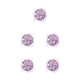 thumbnail image 2 of Seitruly Juego de purpurina para uñas de oro rosa mixto, copos de lentejuelas de espejo holográfico para decoración de uñas, arte de uñas 1# 5piezas, 2 of 6