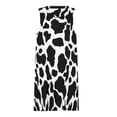 thumbnail image 3 of Cow Print&nbsp;black white Spring Summer Dresses for Women Fashion T-shirt Dress Casual Sleeveless Loose Sundress with Pockets, 3 of 5