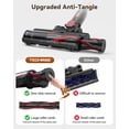 thumbnail image 5 of TechRise Cordless Vacuum Cleaner, 58KPA 680W 70Mins Stick Vacuum with LED Touchscreen, 3+1Smart Modes, Anti-Tangle & 8-in-1 Filter, Self-Standing Cordless Vacuum for Home/Pet Hair/Carpet/Floor, 5 of 10