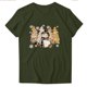 thumbnail image 2 of Puntoco Blusas estampadas de moda para mujer, blusas de manga corta, camisetas de cuello redondo, 2 of 3