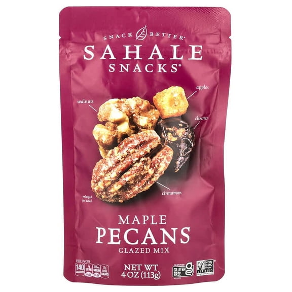 Sahale Snacks, Maple Pecans, Glazed Mix, 4 oz Pack of 2