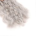 thumbnail image 2 of Long Curly Doll Wig Straight Bang Long Doll Hair DIY Smoothly Doll Replacement Wig for 7.3‑8.3in Head Circumference Doll Silver Gray, 2 of 4