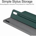 thumbnail image 5 of Slim Magnetic Smart Case for Samsung Tab S10 Ultra / S9 Ultra 14.6" with S Pen Slot & Auto Sleep Wake,DarkGreen, 5 of 6