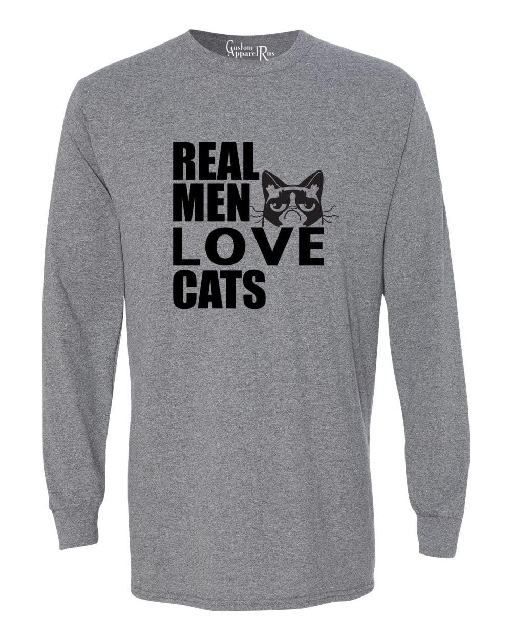 Comical Shirt Mens Love Cat Sweatshirt 
