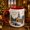 Black, variant on Christmas Coffee Mug Winter Church Scene Ceramic for Hot Drinks Christian Holiday Gift