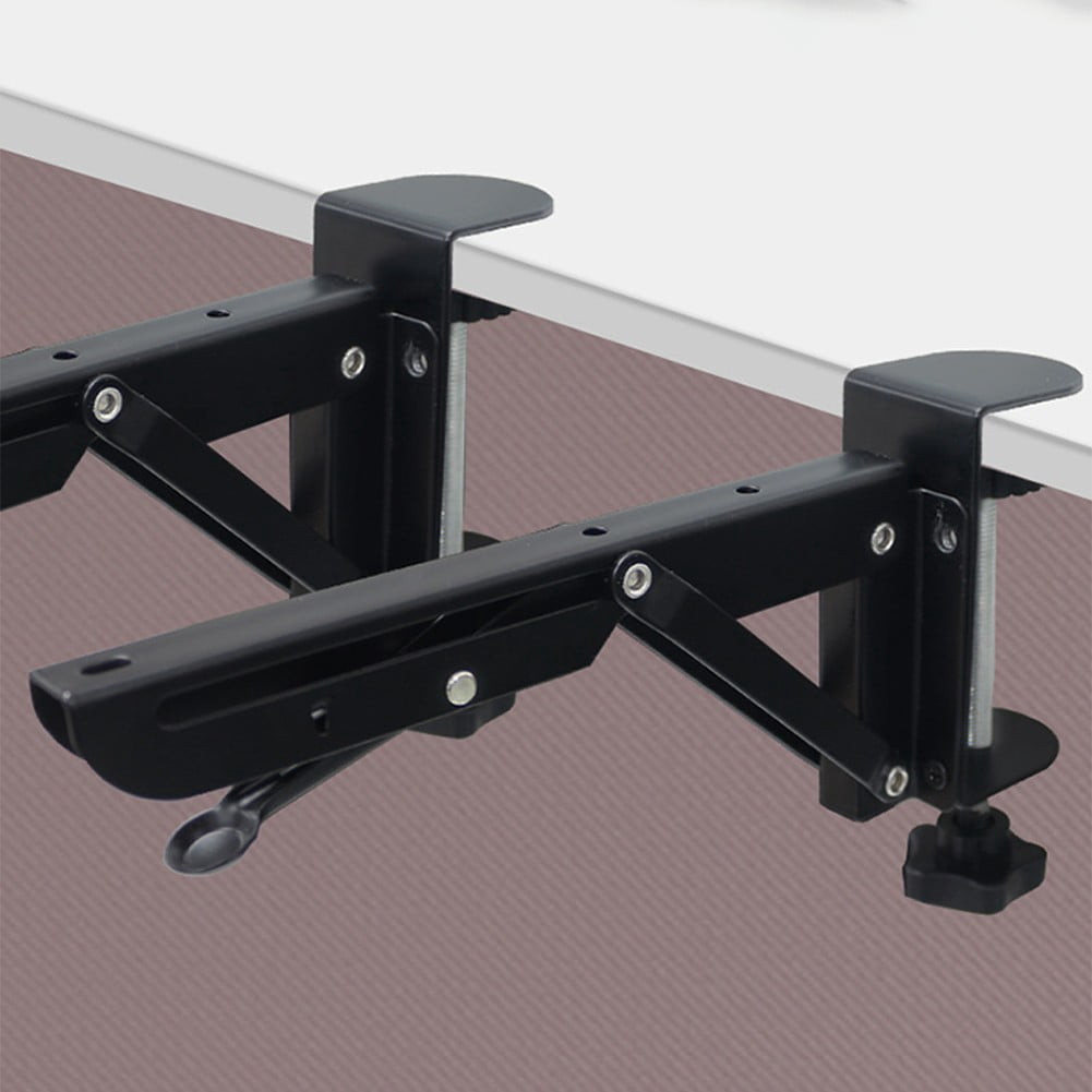 1-Piece Sliding Desk Extension Plate Support Clipon Keyboard Tray Hand Rest