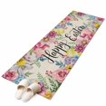 thumbnail image 6 of Easter Kitchen Runner Rug 2x6 Washable Runners for Hallway Non Slip Colorful Flowers Eggs Tulips Daisy Vintage Floral Large Area Rug Indoor Floor Carpet for Bathroom Laundry Entryway Bedroom, 6 of 8