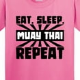 thumbnail image 4 of Inktastic Eat, Sleep, Muay Thai, Repeat Youth T-Shirt, 4 of 5
