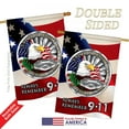 thumbnail image 2 of Breeze Decor H111063-BO Always Remember Americana Patriotic Impressions Decorative Vertical 28" x 40" Double Sided Hous, 2 of 2