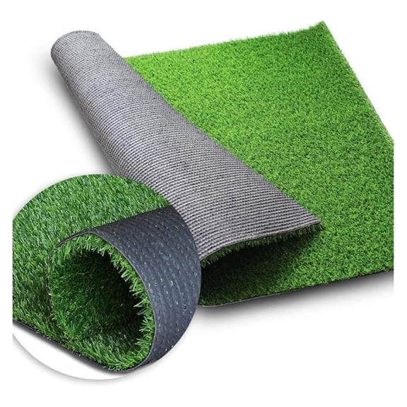 Artificial Grass Turf Lawn Customized Size 2 x 20 Feet, 0.7" Indoor Outdoor Garden Lawn Landscape Synthetic Grass Mat Fake Grass Rug