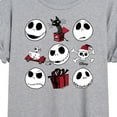 thumbnail image 3 of The Nightmare Before Christmas - Jack Christmas Grid - Juniors Ideal Flowy Muscle T-Shirt, 3 of 5