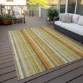 thumbnail image 3 of Addison Rugs Chantille Indoor/Outdoor Transitional Stripes Khaki Washable Rectangle Rug, 5' x 7'6", 3 of 5