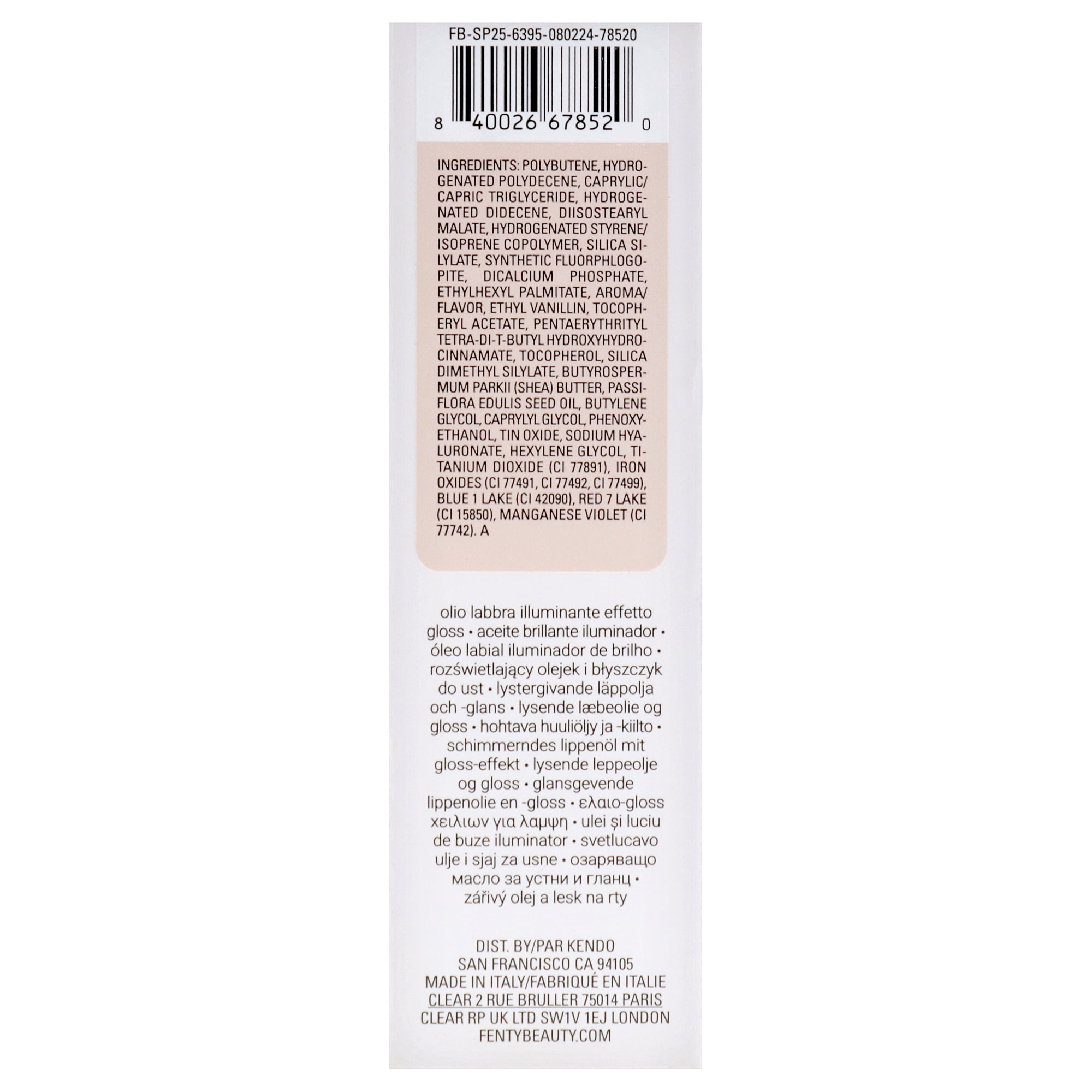 Gloss Bomb Luminizing Lip Oil N Gloss - 03 Rose Amber by Fenty Beauty for Women - 0.3 oz Lip Gloss
