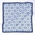 thumbnail image 6 of Fingercraft Cloth Napkin, Cotton Linen Blend Printed Table Napkins, Soft and Absorbent Fabric, 12 piece , 20x20In Medallion Blue, 6 of 7