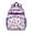 Pioneer Flower Floral-1, variant on Pioneer Flower Floral Print Pattern Backpack for School,Cute School Bag,Schoolbag with Adjustable Shoulder Straps & Padded Back,15.25"x11.5"x5.25"