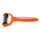 thumbnail image 5 of Inteprter Gadget de cocina pelador de patatas multifuncional 360 grados rotativo pelador de verduras cortador de melón cepilladora rallador Cocina y Comedor Naranja, 5 of 6