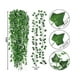 thumbnail image 1 of 12 hojas de hiedra falsa de 2,1 m, vides falsas, plantas colgantes artificiales ShuxiuWang 9024735207948, 1 of 1