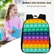 thumbnail image 4 of Bolsa de escuela para niños con impresión de burbujas de empuje de dibujos animados, regalo inteligente de cognición de color Tmvgtek libre de BPA, 4 of 8