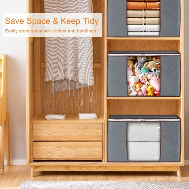 ShenMo Clear Acrylic Make Up Organizer Box Double Deck Dresser