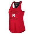 thumbnail image 2 of Women's Colosseum Scarlet Nebraska Huskers 10 Days Racerback Scoop Neck Tank Top, 2 of 3