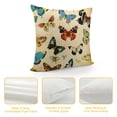 thumbnail image 4 of GOSMITH Nordics Butterfly Pillow Cover Vegetable Fruit Throw Pillow Covers Mushroom Collection Pillowcase Cushion Case Tropical Wildflower Pillow for Couch Sofa Home Office Boho Gift White, 4 of 5