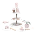 thumbnail image 3 of Juego de té de madera, taza de té y café, platillos, bandeja de postre con accesorios, juego de simulación, juguetes de madera para y niñas de 3 Juego de postres Hugo Cocina Juegos de imaginación Juguetes, 3 of 10