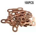 thumbnail image 1 of 100pcs Dent Recessed Puller Rings Repair Tools Car Accessories For Spot Welding Welder Car Body Panel Pulling Washer Tool, 1 of 5