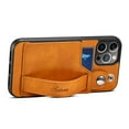 thumbnail image 2 of iPhone 13 mini Wallet Case, with Card Holder Case with Stand Case Wallet Detachable iPhone Case - Khaki, 2 of 8