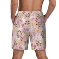 thumbnail image 4 of Fotbe Bunny And Flower Men’s Swim Trunks Quick Dry Swim Shorts Board Shorts with Mesh Lining-Large, 4 of 9