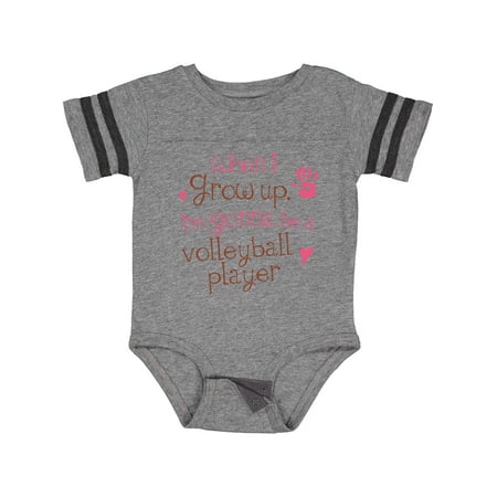 

Inktastic Kids Volleyball Player Gift Baby Girl Bodysuit