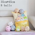thumbnail image 3 of A Plushie Bag Pudding Toys Kawaii Doughnut Bag Mini Capybara Balls French Fries Cookies Dolls Biscuit Snacks Food Pillow, 3 of 5