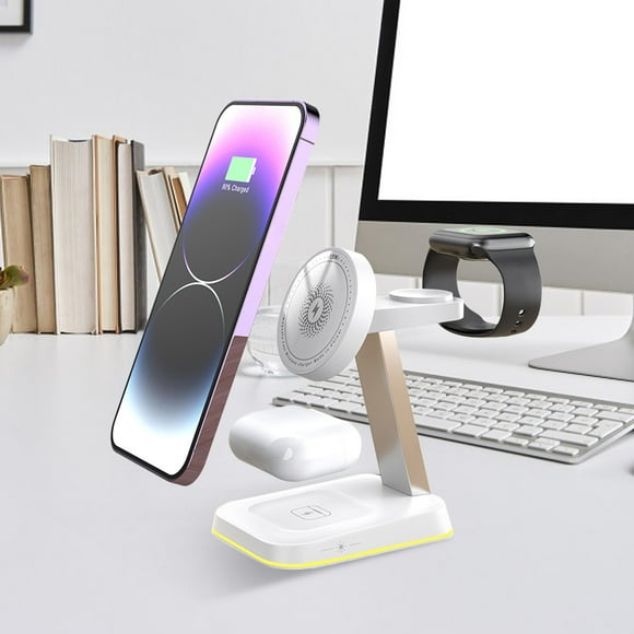 TopLLC Three In One Wireless Charger Fast Charging 15W Mobile Phone Vertical Wireless Charging on Clearance