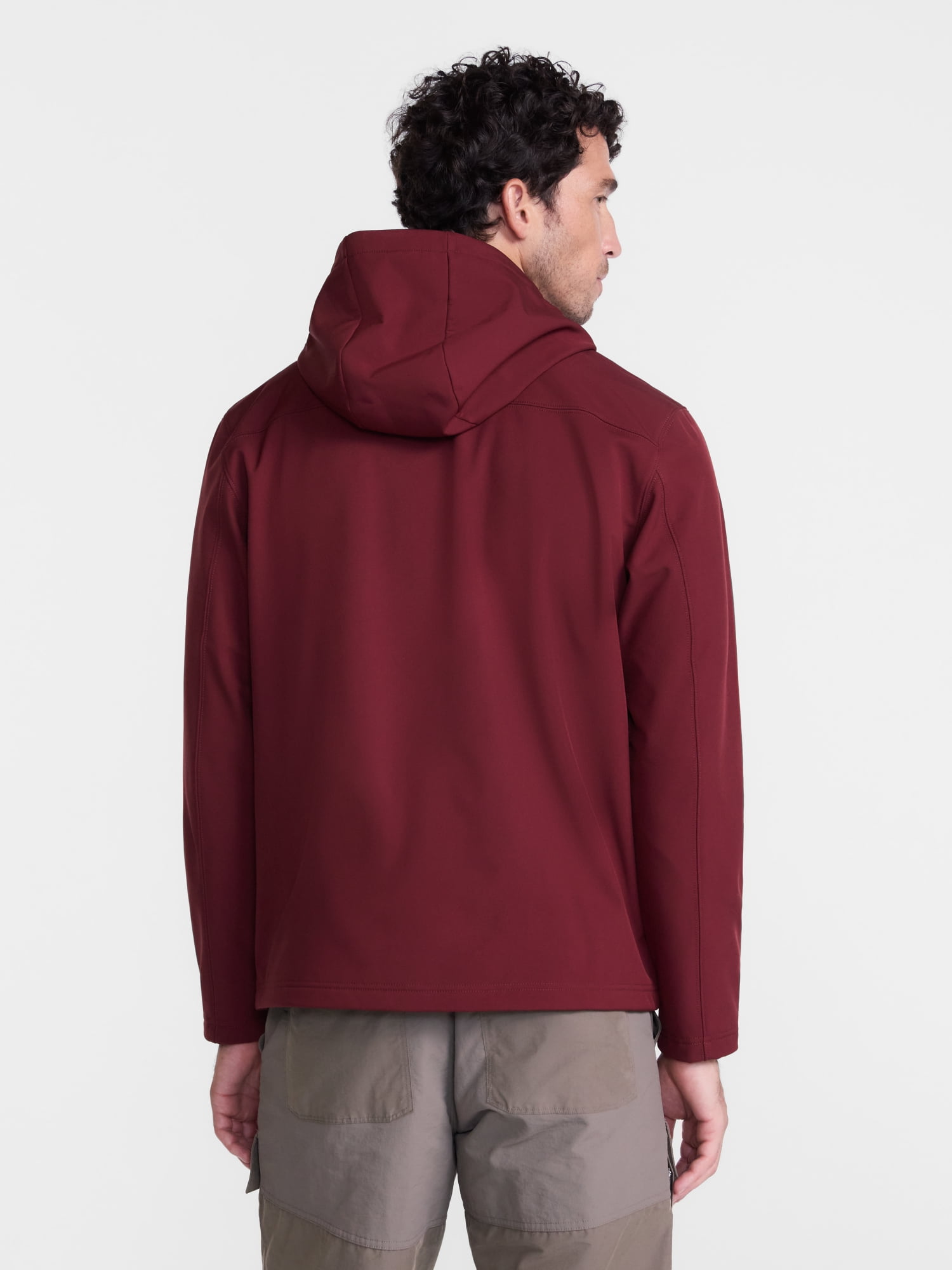 Ozark Trail Men's and Big Men's Softshell Jacket with Hood, Sizes S-3XL