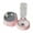 pink, variant on Cat Bowls Dog Food Bowls Water Dispenser Elevated Stainless Steel Design for Small Pets and Puppies Mealtime Comfort