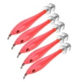 thumbnail image 4 of Señuelos de pesca luminosos, 5 piezas de señuelos de calamar luminosos, anzuelos de calamar, señuelos de pesca, aparejos de pesca, tecnología de vanguardia, 4 of 9