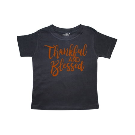 

Inktastic Thankful and Blessed Gift Toddler Boy or Toddler Girl T-Shirt