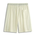 thumbnail image 4 of WERYOUNG Mens Athletic Shorts Casual Trendy Patchwork Vacation Shorts Running Basketball Shorts Male Fashion Beachwear Shorts,Beige,L, 4 of 4