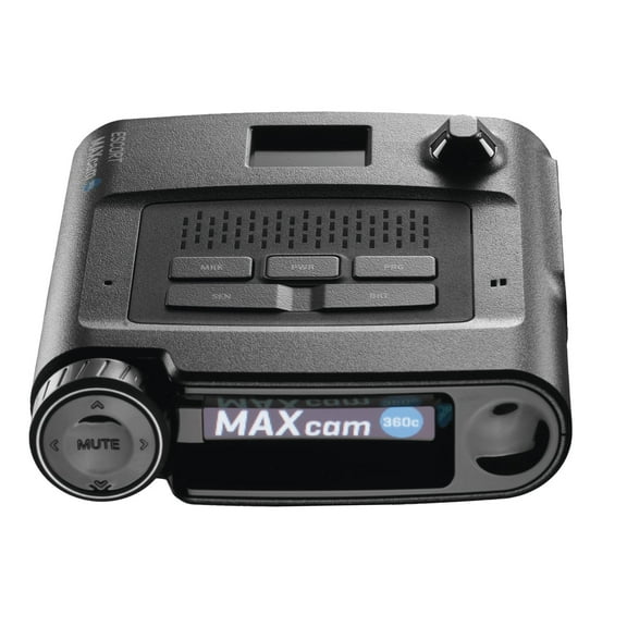 Escort MAXcam 360C Radar Detector & Dash Camera - QHD 1440P Dash Cam, 360° Protection, Incident Reports, Apple CarPlay & Android Auto   16GB SD Card