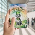 thumbnail image 4 of Happy St. Patrick’s Day Cane Corso with Green Hat Shamrocks Rainbow Travel Passport Wallet Italian Mastiff Dog Lover Gifts Idea PU Leather Passport Holder Cover - 03007, 4 of 5